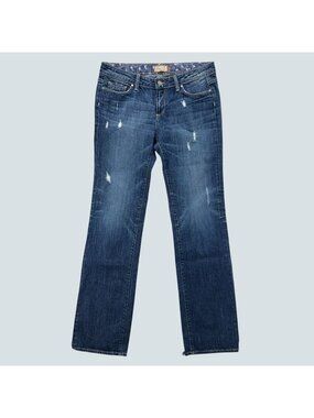 Paige Jimmy Jimmy Distressed Straight Leg Jeans Womens Size 29